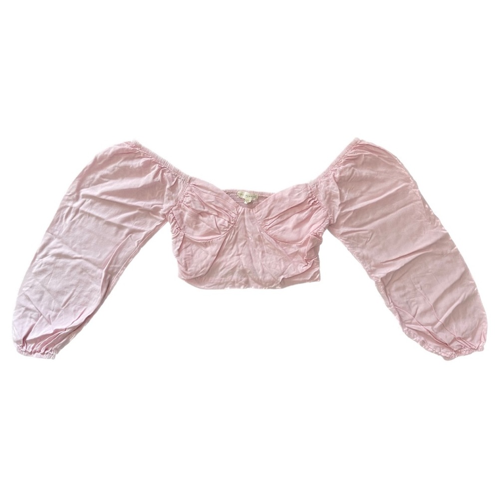 Pacsun Pink Cropped Long Sleeve